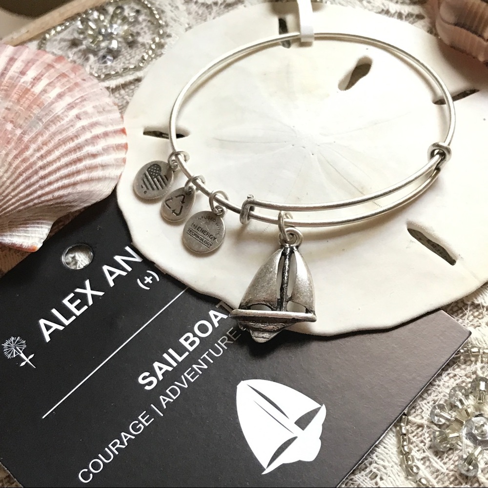 Alex and Ani's "Sailboat" Charmed Bangle