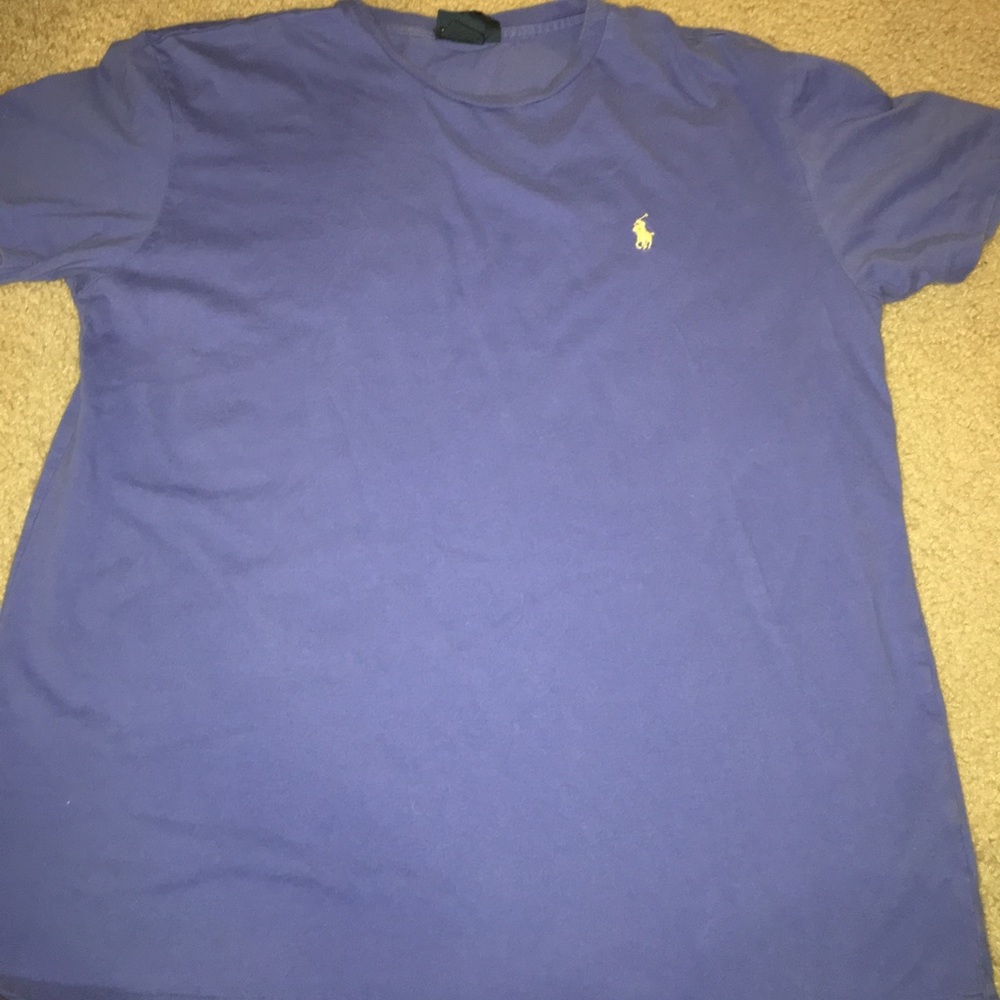 Polo t shirt yellow horse