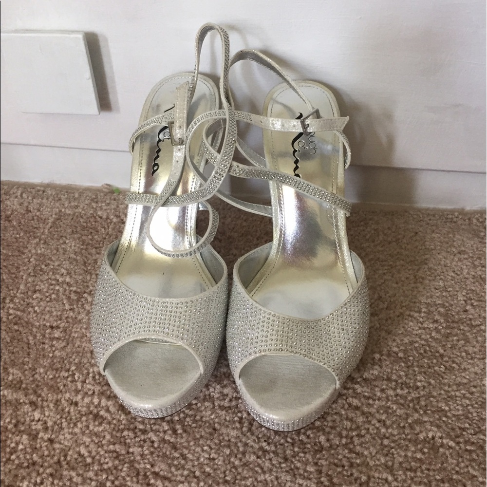 Silver heels