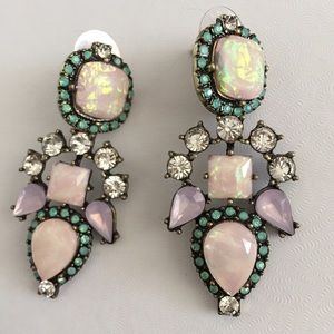 Baublebar iridescent Aztec  drop earrings