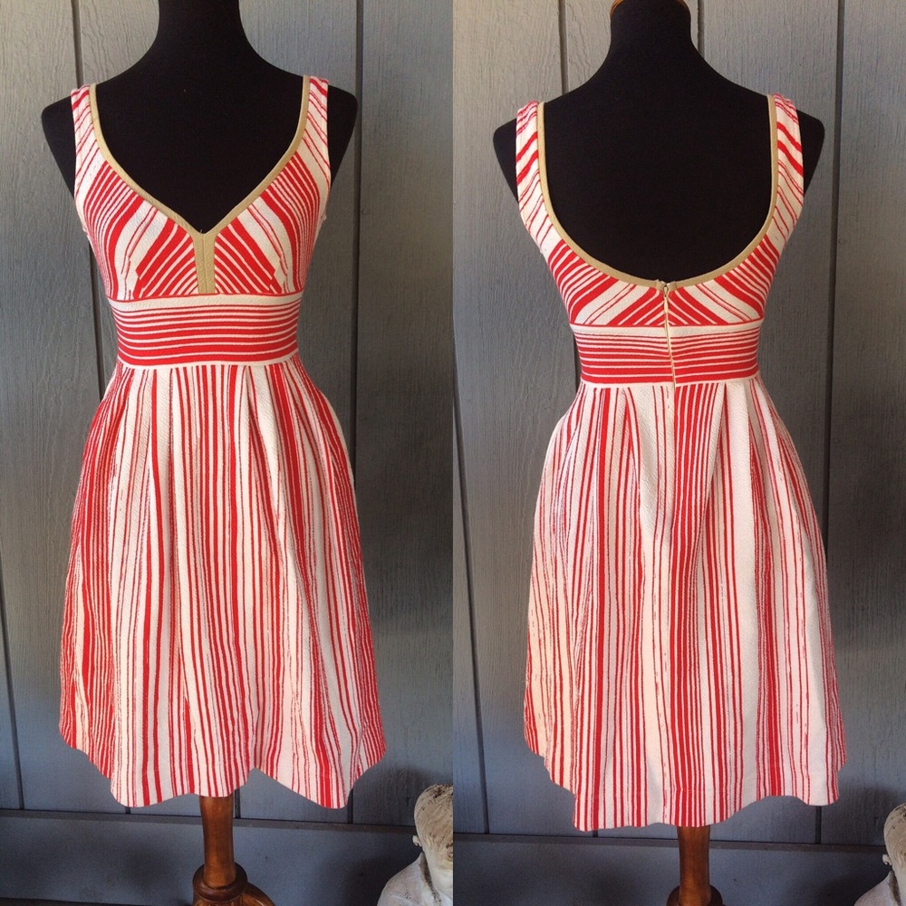Price reduced ‼️Anthro postage stamp summer dress