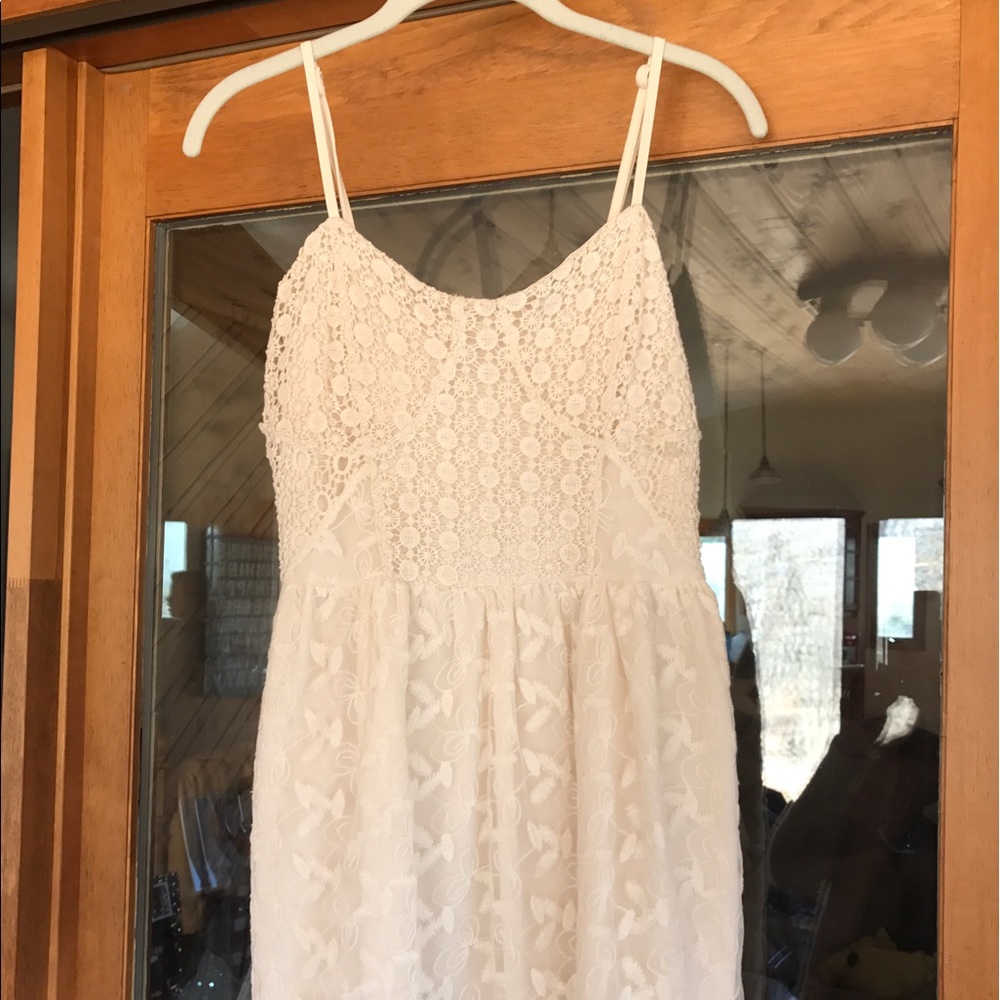 Cream Dress from the Buckle