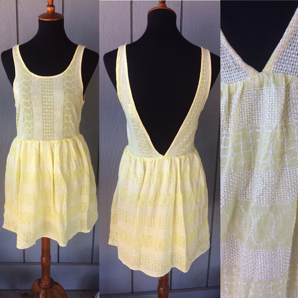Yellow Lucca couture summer dress