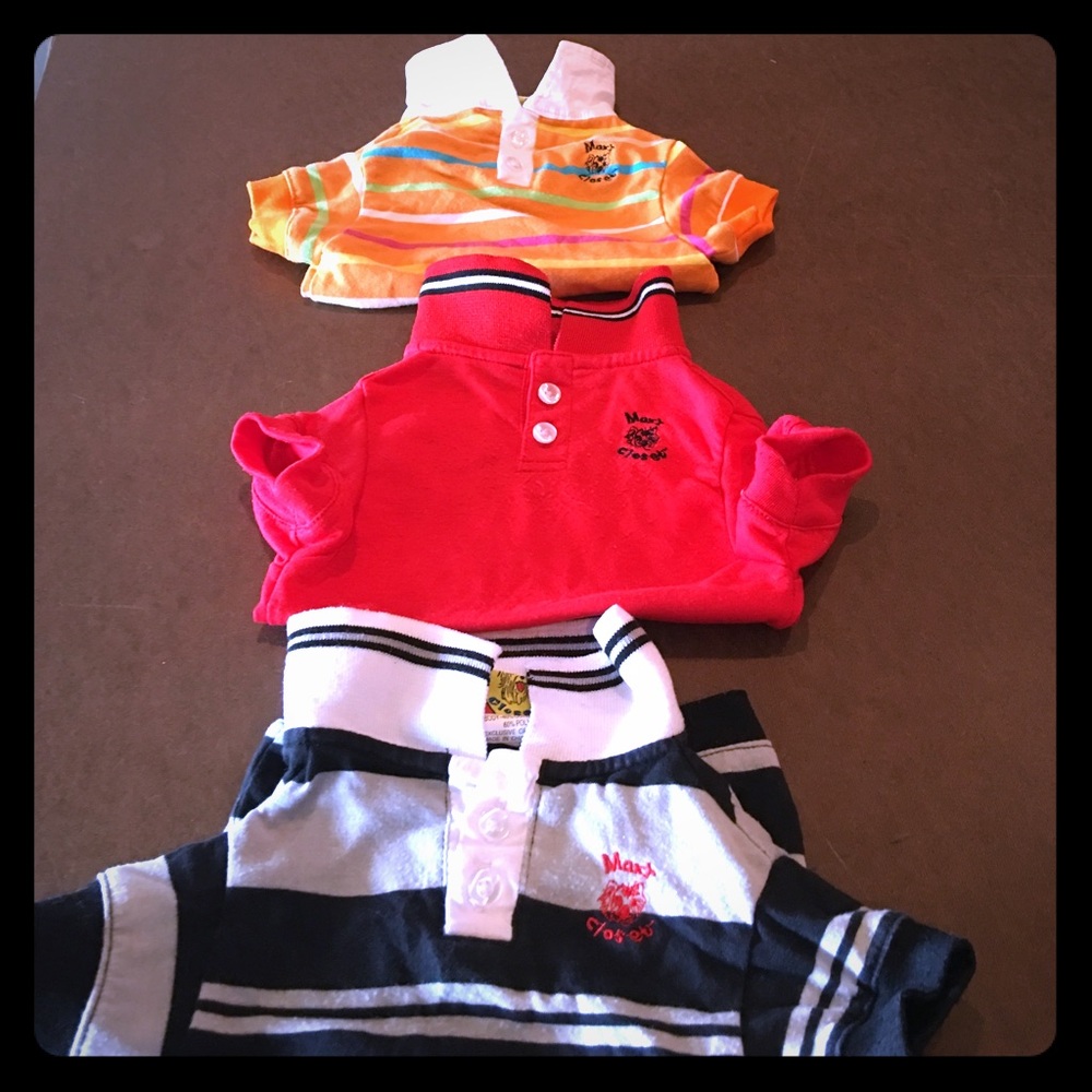 Assorted Doggie shirts. Used size Medium