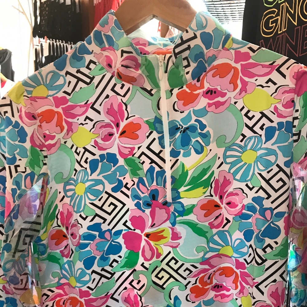 NWT Ibkul Long Sleeve Polo