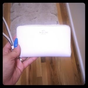 Coach Wristlet with cell phone pocket