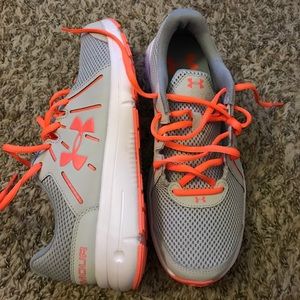 Under Armour Women's shoes orange gray