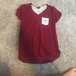 Rue 21 Maroon Tee