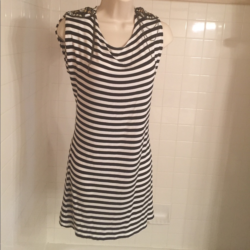 🧨🧨CANDIE'S DRESS, BLACK / WHITE