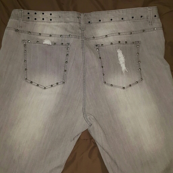 Dollhouse Jeans Grey Dollhouse Ripped Jeans Poshmark