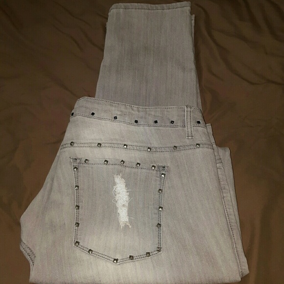 Dollhouse Jeans Grey Dollhouse Ripped Jeans Poshmark