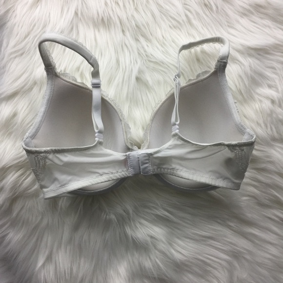 Victoria's Secret White Lace Perfect Coverage Bra - Picture 3 of 7