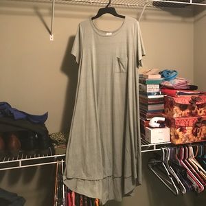 EUC LuLaRoe XL Sage Green Carly Dress