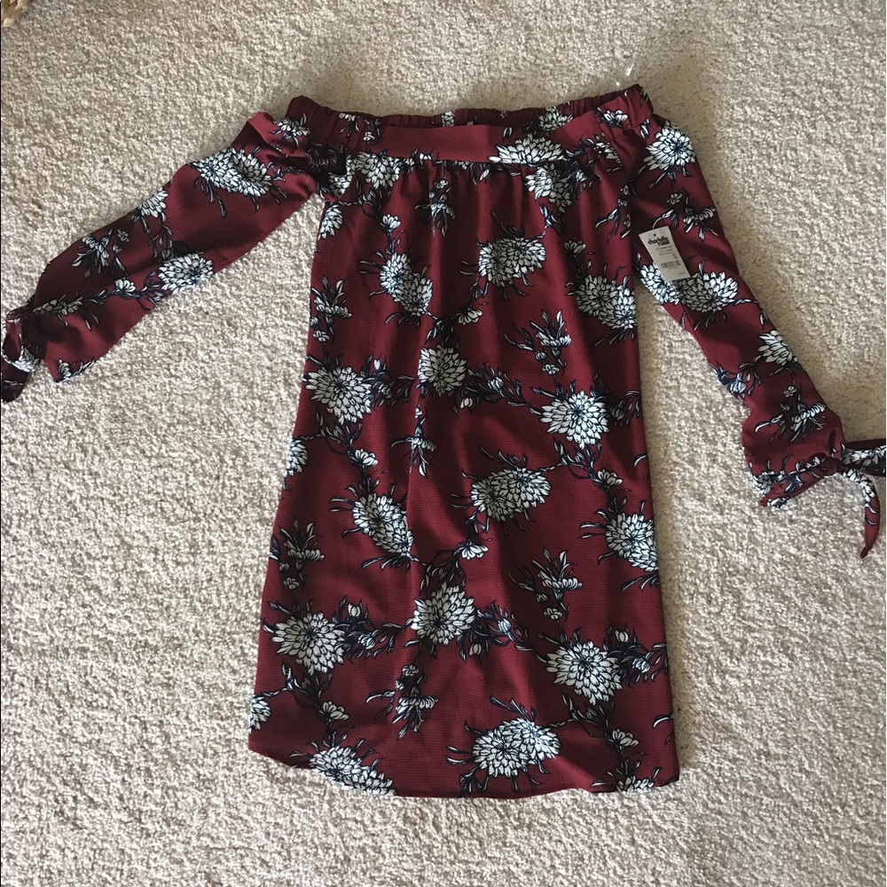 Off the shoulder dress