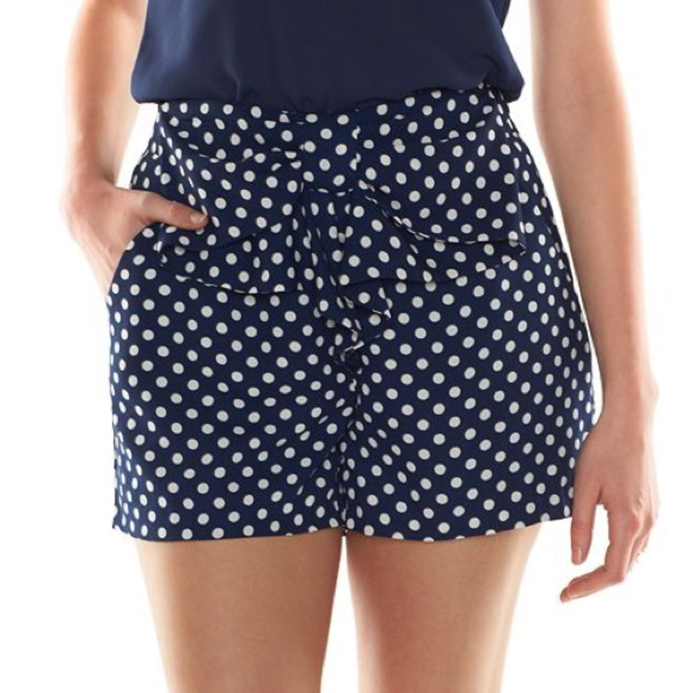 NEW! Polka-Dot Lauren Conrad for Disney Shorts