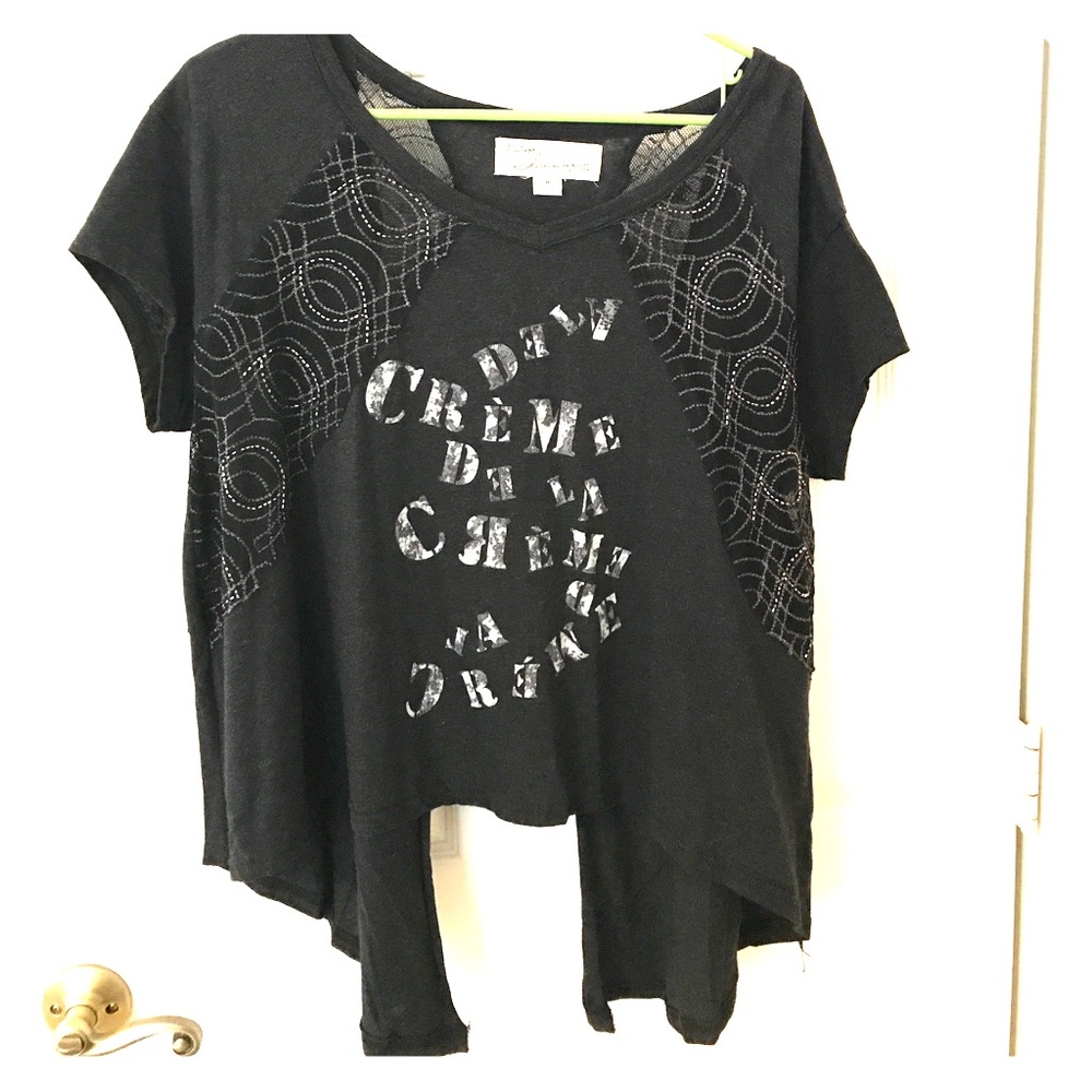 Sparkly surplice top