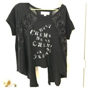 Sparkly surplice top