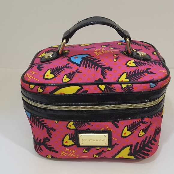 Betsey Johnson Handbags - Betsey Johnson makeup tote bag