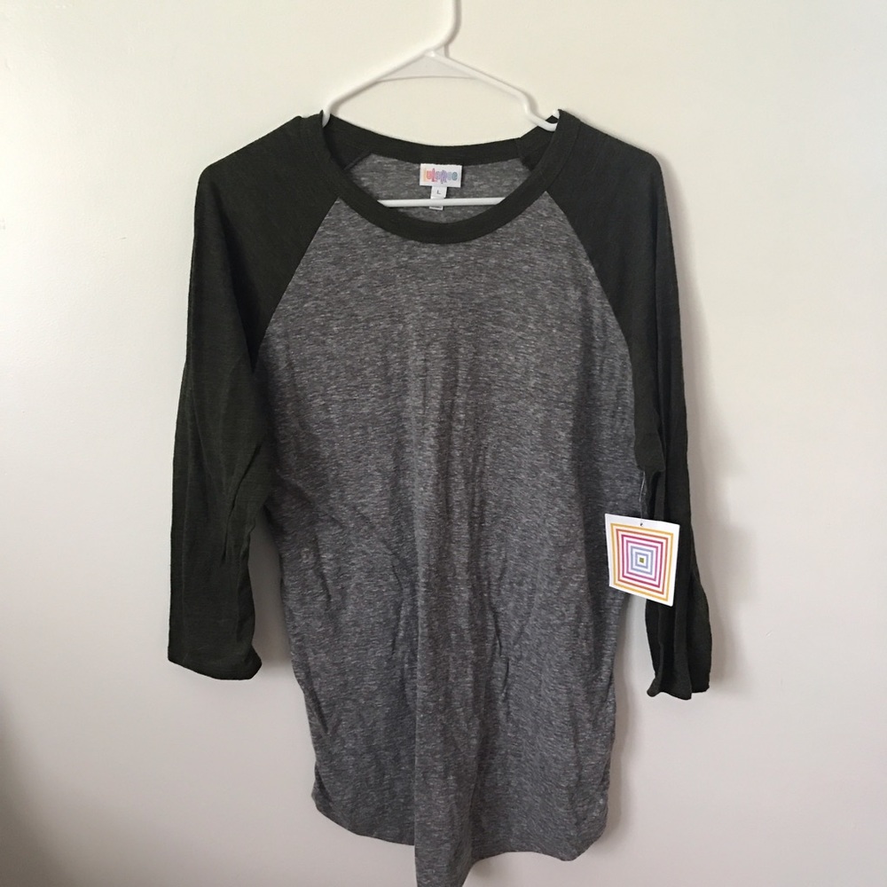 Gray and hunter green Lularoe Randy