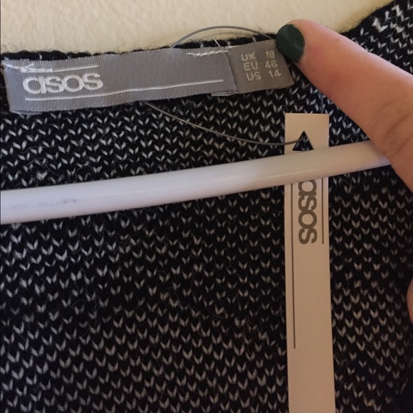 NEW ASOS Zebra print sweater dress - Picture 2 of 4