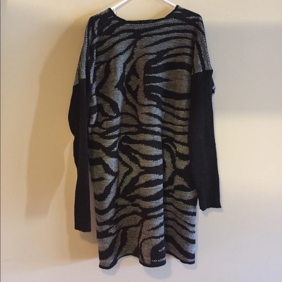 NEW ASOS Zebra print sweater dress - Picture 3 of 4