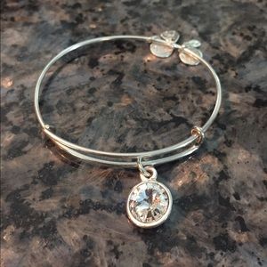 Alex and Ani April birthstone bangle