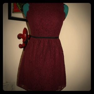 Loft Maroon Party Dress🎉