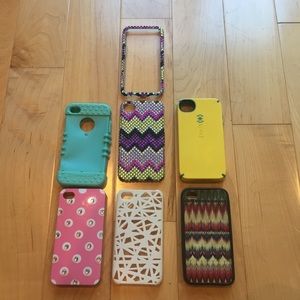 6 set of iphone 4/4s cases
