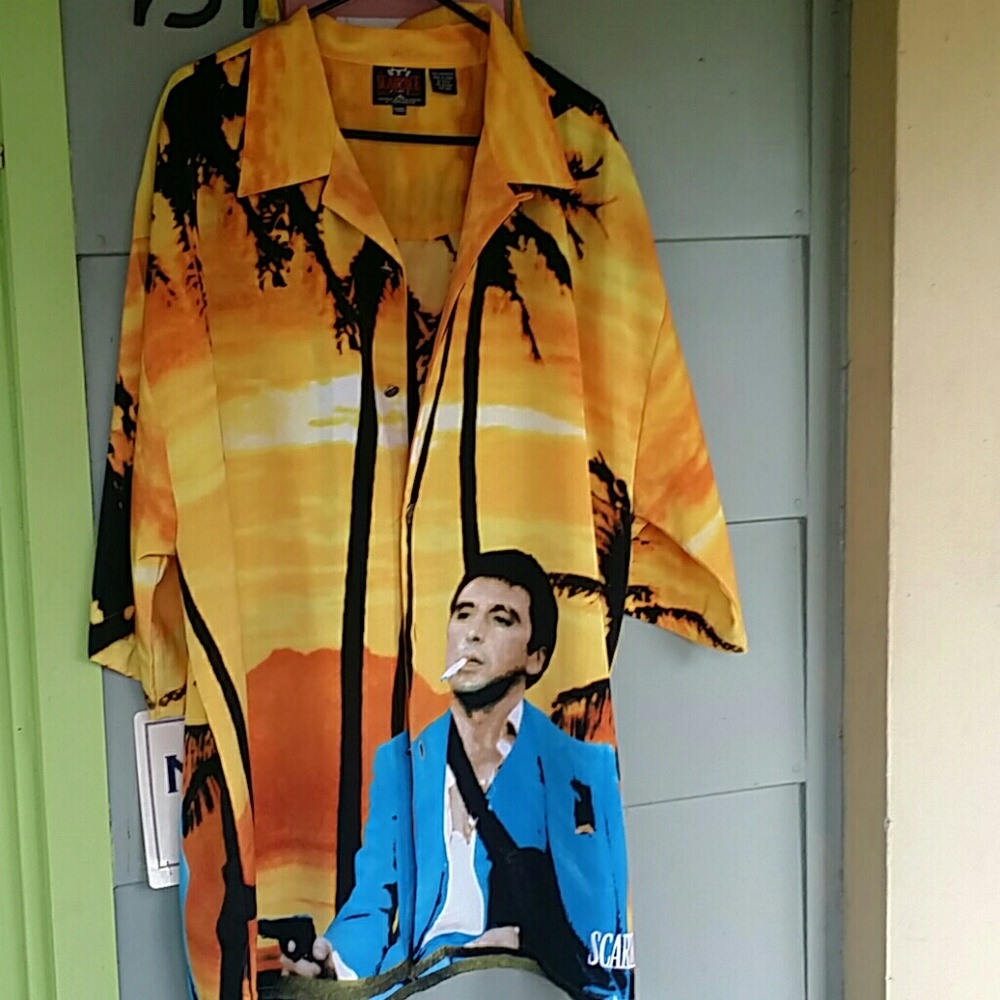 Vintage extra rare Scarface camp shirt