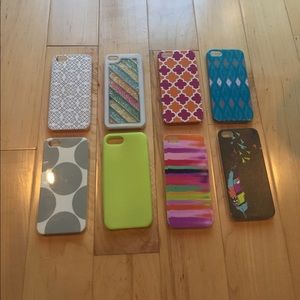 8 set of iphone 5/5s cases