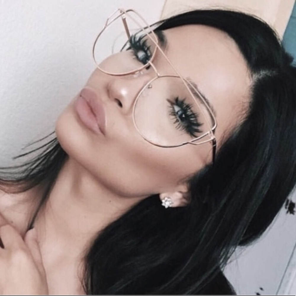 "Cece" || Silver Cat Eye Glasses 💕 - Picture 2 of 5