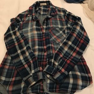 Bella Dahl plaid shirt