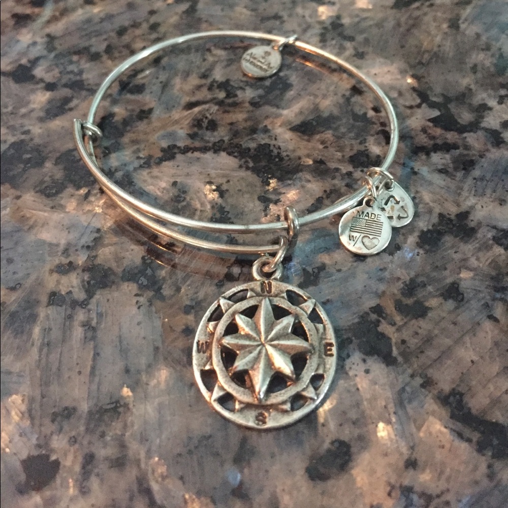 Compass Alex and Ani bangle