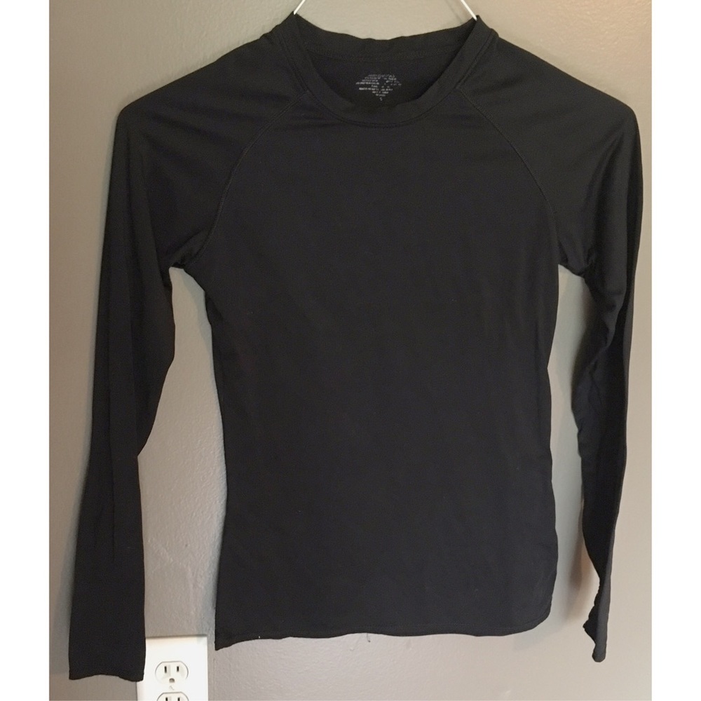 Black Thermal Long Sleeve Shirt