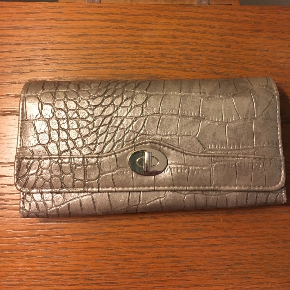 New Directions Silver wallet