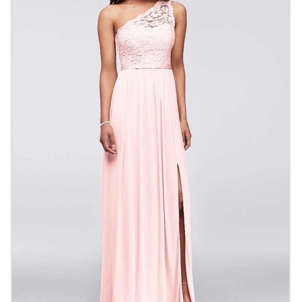 Bridesmaid Blush Davids Bridal Dress