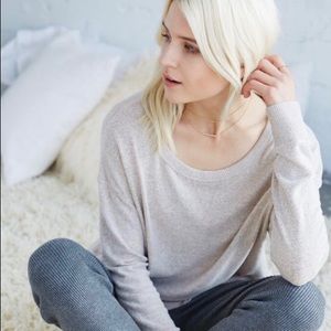 Solid crewneck sweatshirt