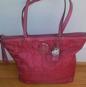 Rasberry Coach bag