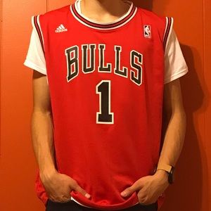 Chicago Bulls Away Derrick Rose Basketball Jersey