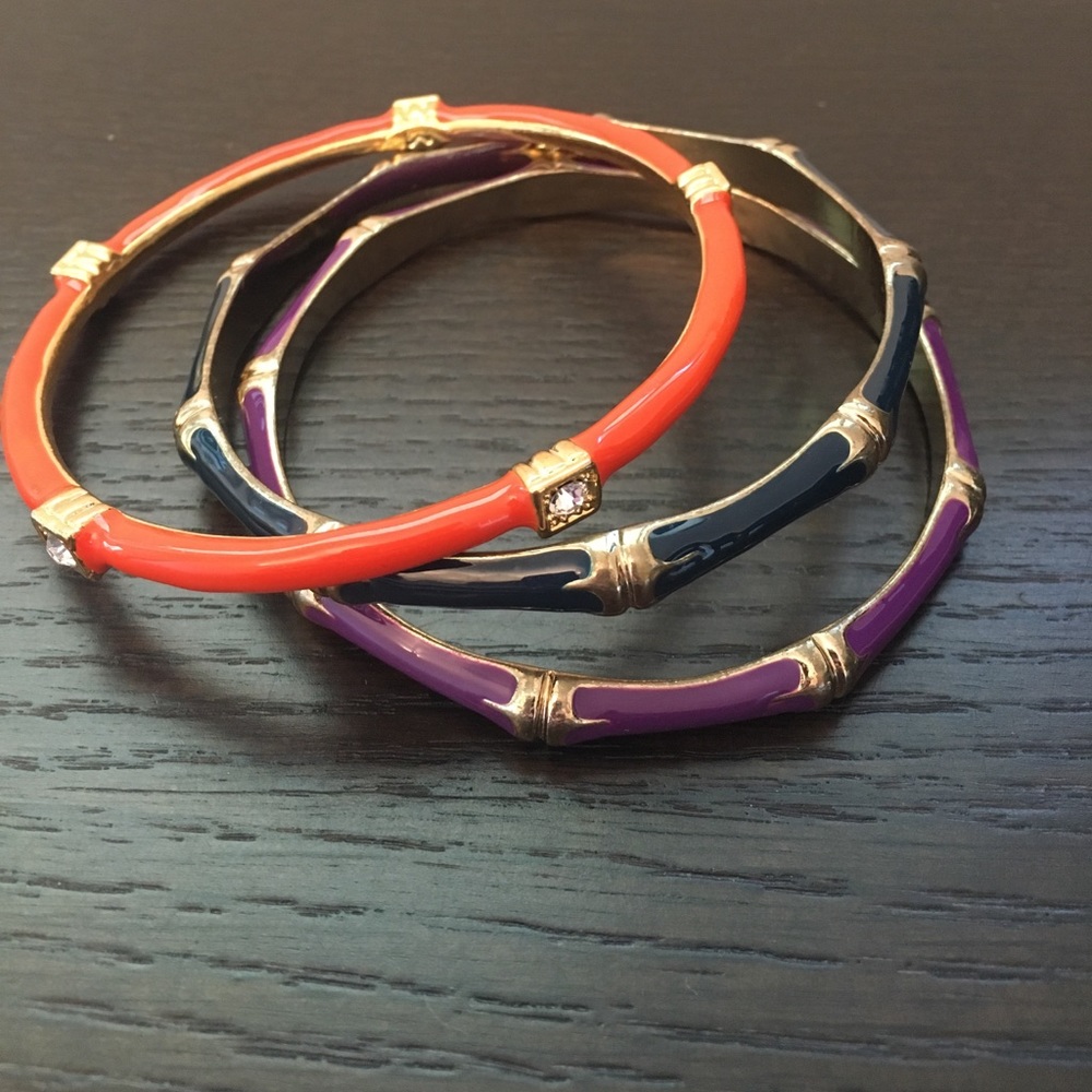 Set of 3 colorful bangles