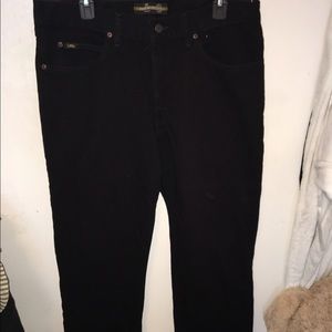Men's Black Lee jeans