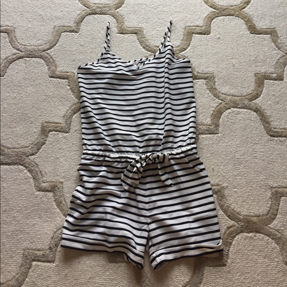 J crew romper with bow