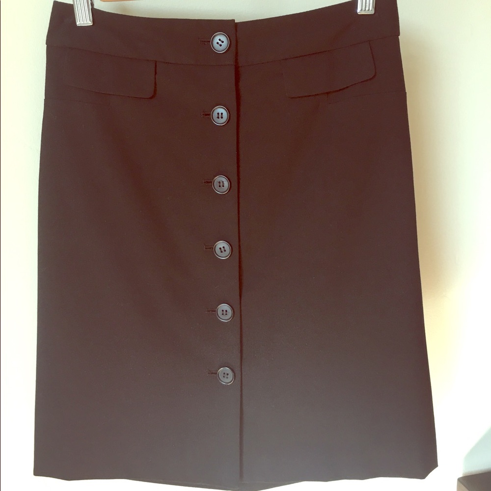 LOFT black skirt