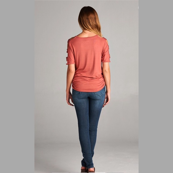 Ladder Sleeve Top💙 - Picture 5 of 5