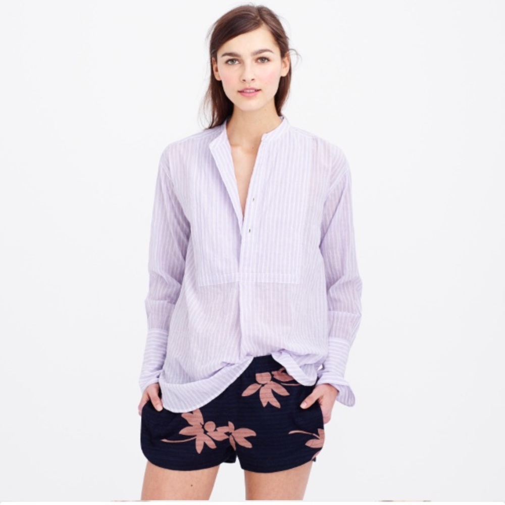 J. Crew Tux popover tunic NWT