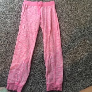 Pink sweatpants