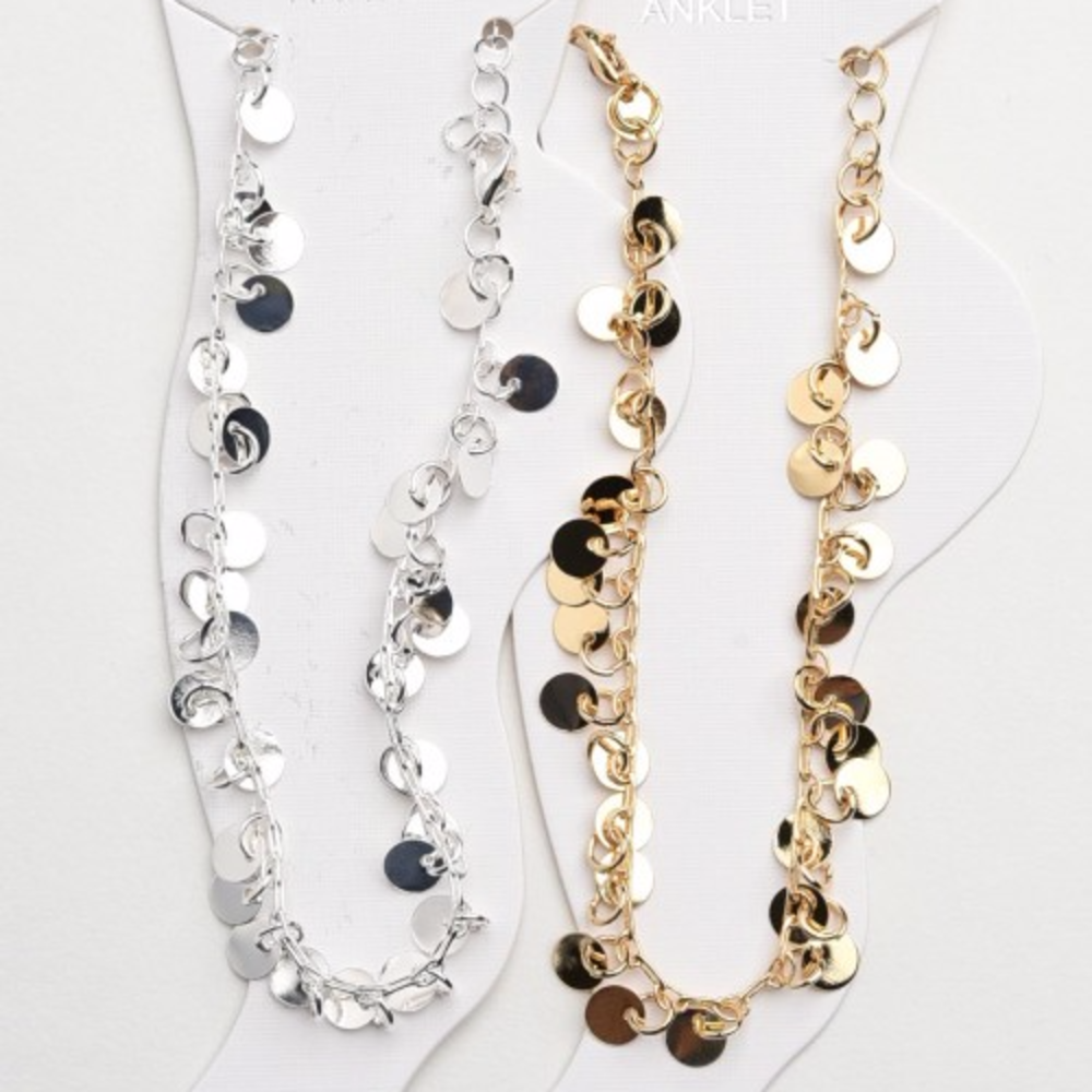 GOLD Boho anklet - Picture 2 of 2