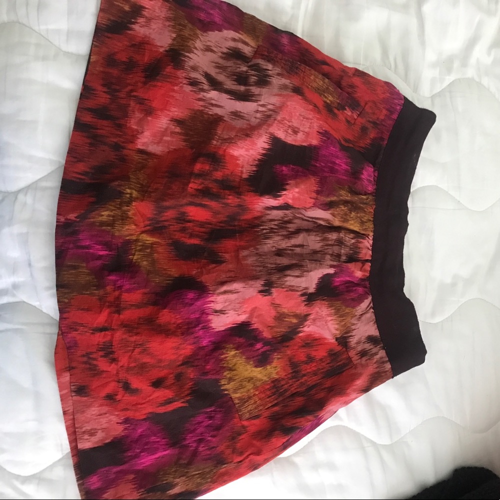 J. Crew watercolor skirt