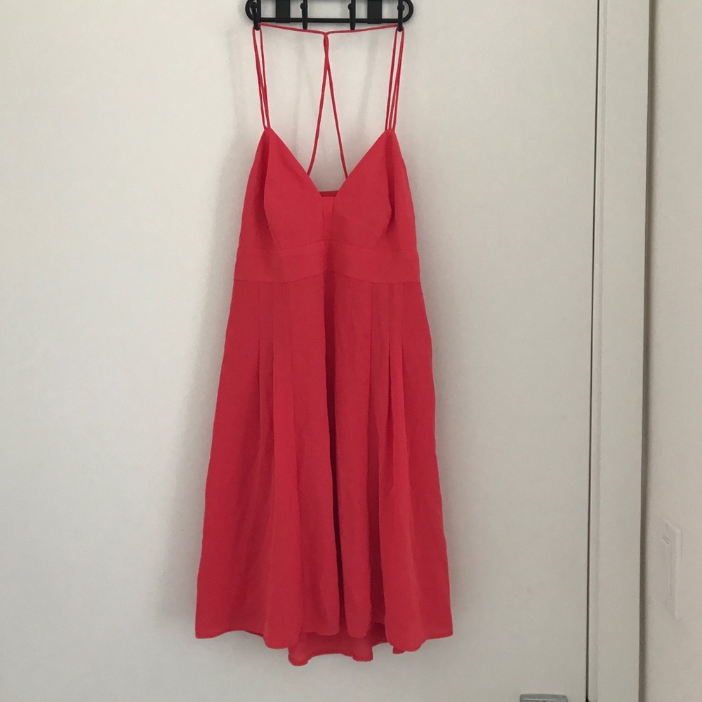 Express Coral strappy dress