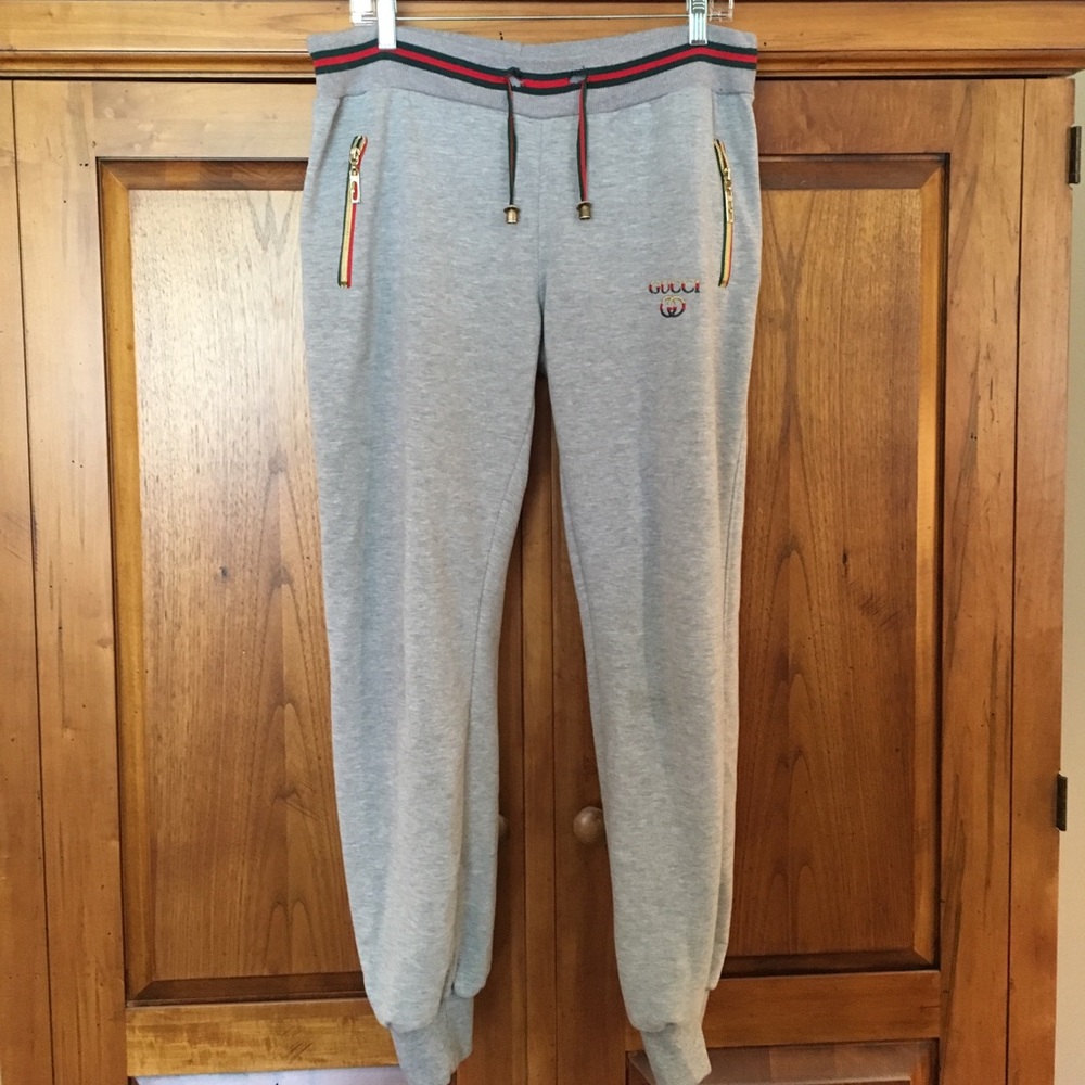 Gucci embroidered joggers